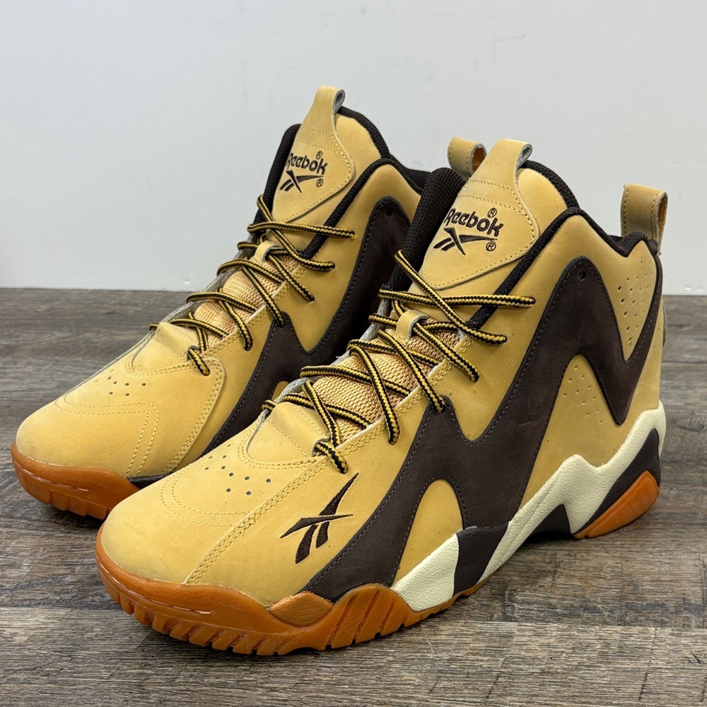 Reebok Kamikaze II Mid “Wheat” Basketball Sneakers Size 11